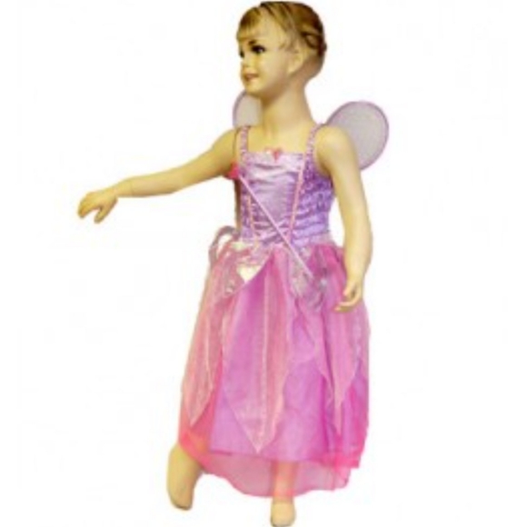 DETACHABLE 3 PC NWT Girls Fairy PRINCESS Costume! - Picture 7 of 8